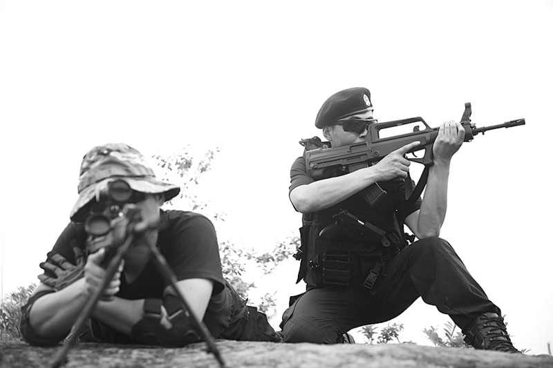 昨日,衢州市公安局对外公布,衢州市首支反恐精锐部队"山鹰突击队"